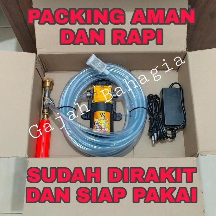 TERSEDIA Alat cuci motor steam mesin pompa dc cuci ac mobil setim stim mini