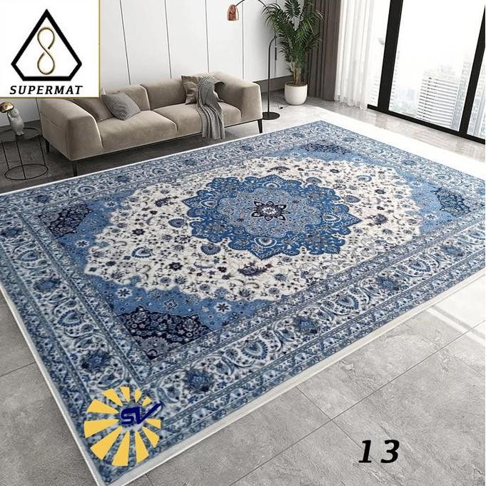 Promo Karpet Permadani Import Terbaru Supermat Cashmere Sutra Ukuran 160 X 210 Cm - Velvet