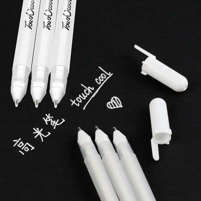 

3/5Pcs/10Pcs Set 0.8Mm Highlight Marker Pen White Ink Gel Pen For Drawing Art Supply Sketch Paint Pen