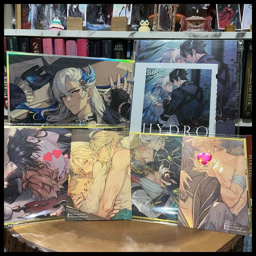 

ORIGINAL WRIOTHESLEY X NEUVILLETTE WRIOLETTE DOUJINSHI BY MEGUMI GNSN SHIKISHI HAIKAVEH ZHONGCHI ZHONGLI CHILDE ALHAITHAM KAVEH POSTCARD
