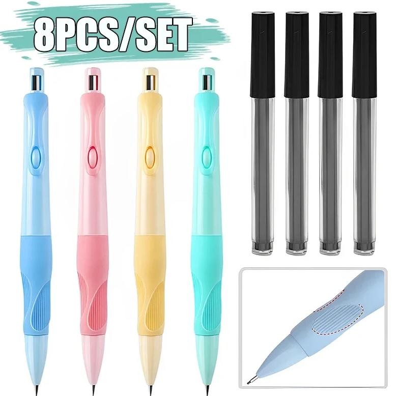 

Automatic Pencil Comfortable Grip Mechanical Pencils Set Art Drawing Carpenter Painting Student Office Cute Automatic Pencil 2Mm