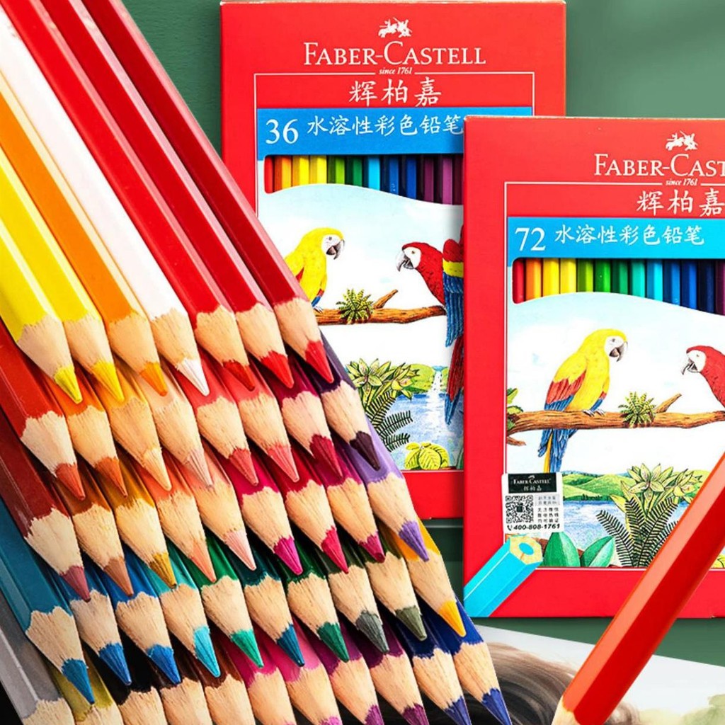 

Faber Castell 48/60/72/100 Colors Oily Colored Pencils Set Wood Professional Colored Pencils Lead Artist Painting Drawing Sketch