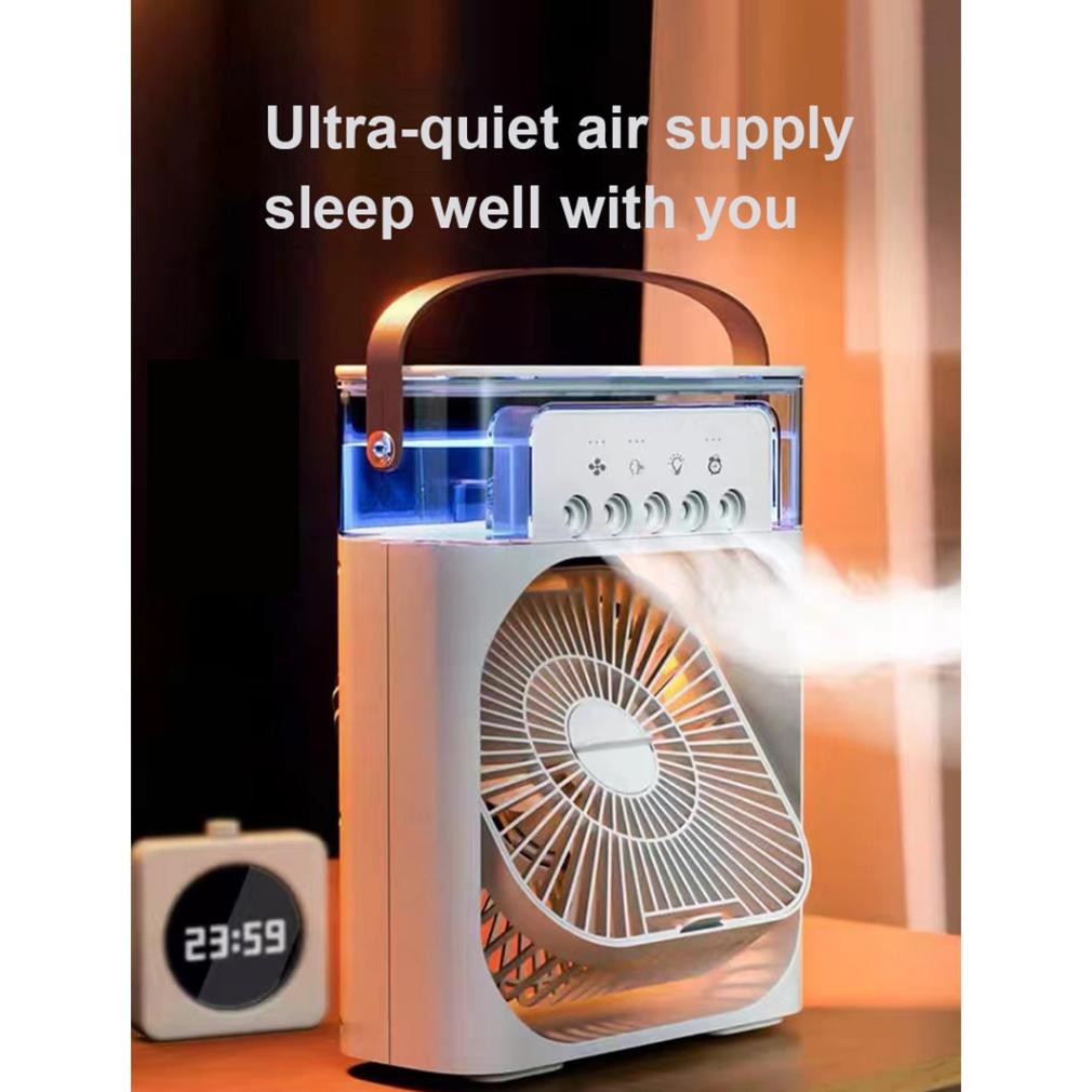 Premium Mini AC Cooler Pendingin Ruangan Kamar Sejuk Segar AC Portable Lembab Angin