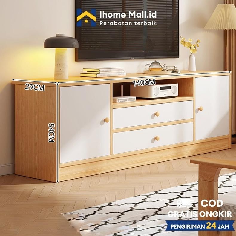 Meja TV Minimalis Rak TV Minimalis Modern Lemari TV Bufet TV Minimalis Kayu Modern