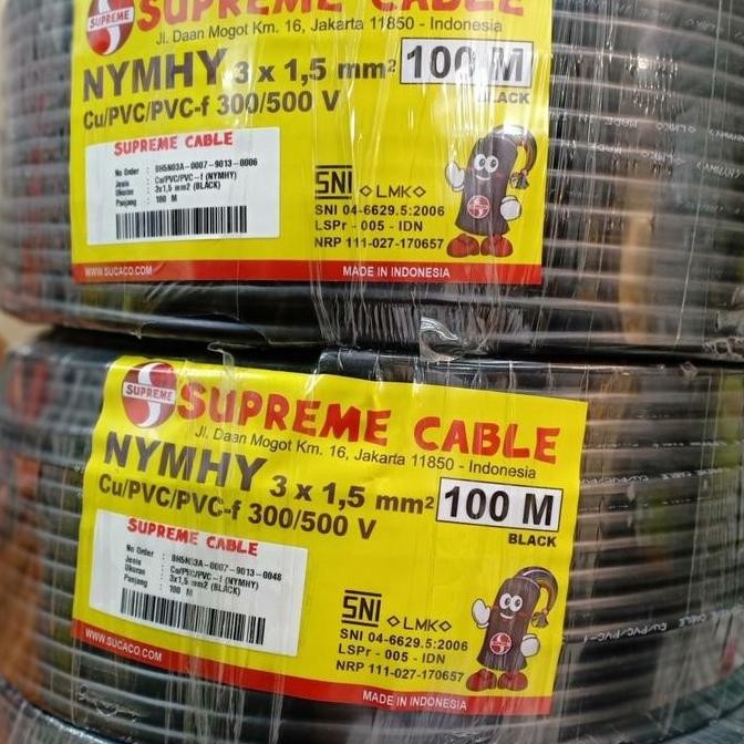 Kabel Nyyhy Nymhy 3X1.5 3X1,5 Mm 100M (Meter) Supreme