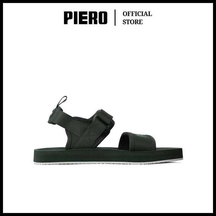 Piero Sandal Ryo Kyuka Olive Off White Pie1000108 Original Best Seller