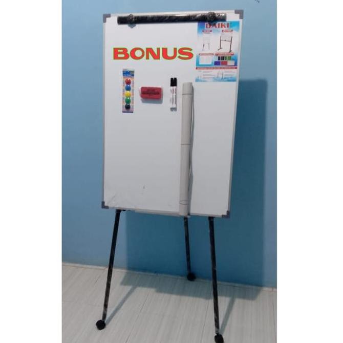 

Flipchart / Papan presentasi magnetic DAIKI Uk 70x100 Cm Kualitas Original
