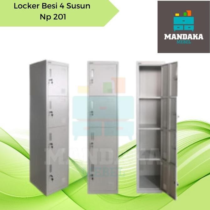 

Locker Besi 4 Laci / Cabinet Full Besi 4 Susun - Np 201 Kualitas Original