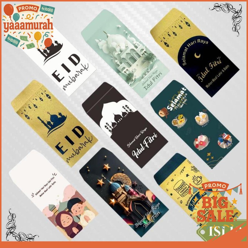 

[BANYAK VARIAN] AMPLOP LEBARAN IDUL FITRI 2025 ISI 10 UNIK, AMPLOP MURAH, ANGPAO LEBARAN IDUL FITRI