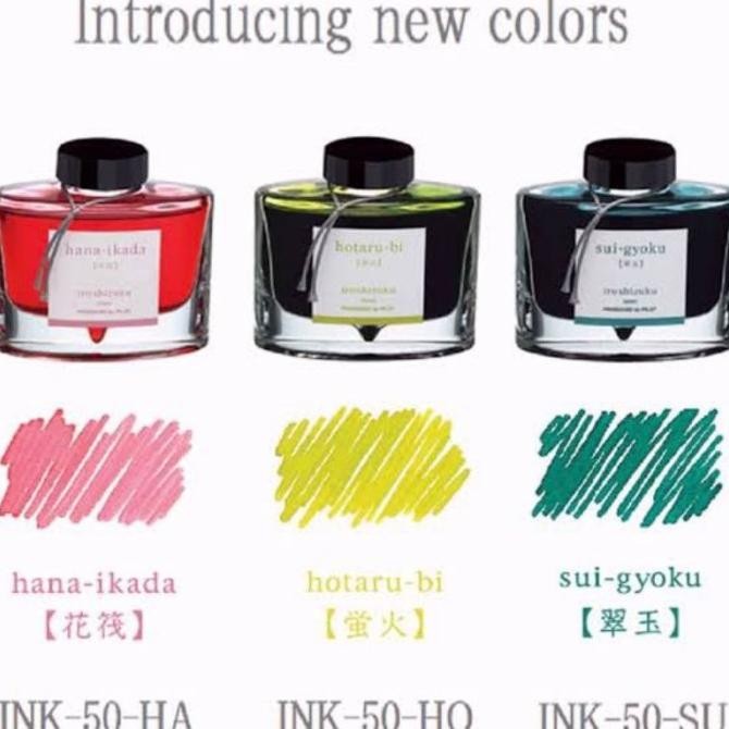 

NEW Spesial Edition INK IROSHIZUKU PILOT 50ml / Tinta Fountain Pen Pilot Kualitas Original