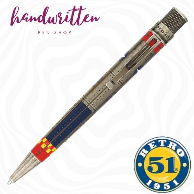 

RETRO 51 Mustang P-51 Tornado Rollerball Ballpoint Pen / Pulpen Kualitas Original