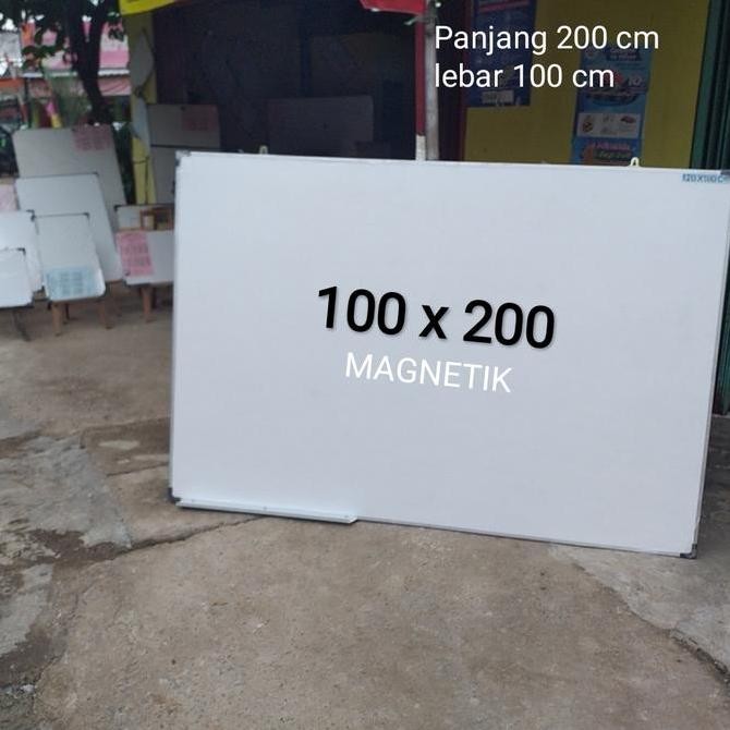 

whiteboard 200 x 100 papan tulis sekolah kantor Kualitas Original