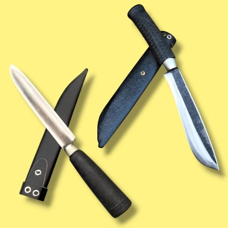 NEW 2 pcs  pisau seset dan pisau dapur supertajam khas banten