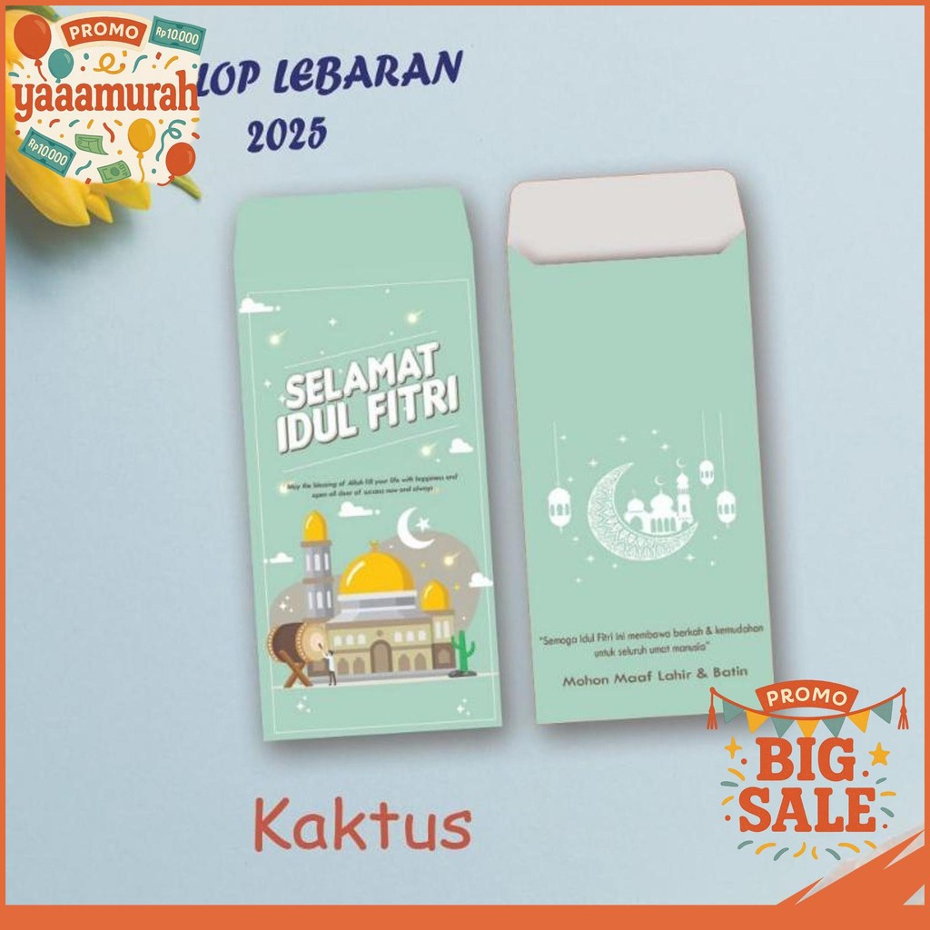 

(10PCS) AMPLOP LEBARAN 2025/ANGPAO LEBARAN 2025/AMPLOP LEBARAN IDUL FITRI