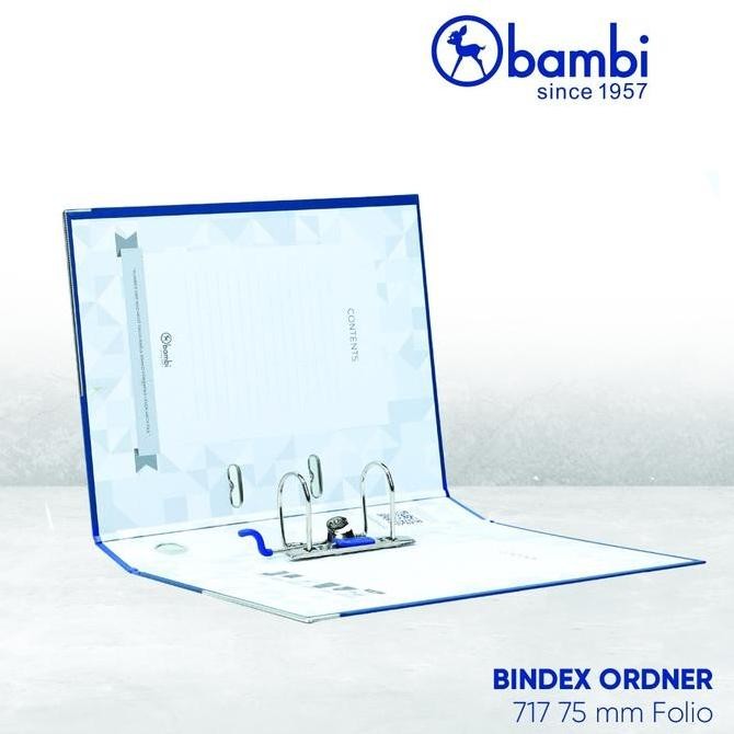 

BAMBI ORDNER F4 KWITANSI ODNER BINDEX ECOLOGY ORDNER 777 717 BLACK BLUE KUARTO KWARTO FOLIO F4 75MM HITAM BIRU BLUE CYBER BOX LUSIN KARTON [12PCS] Kualitas Original