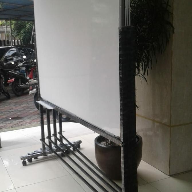 

whiteboard standing doebleface non magnetik 120x240 cm Kualitas Original
