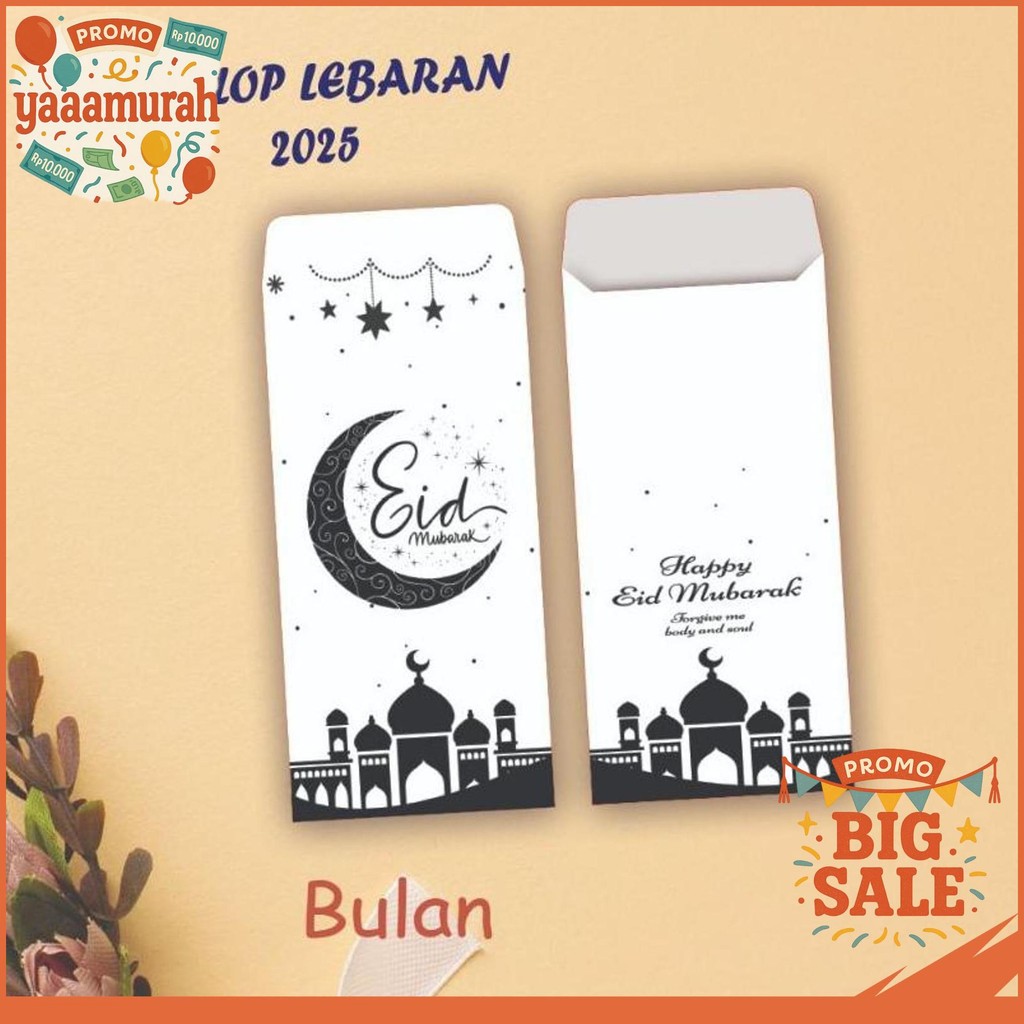 

(10PCS) AMPLOP LEBARAN 2025/ANGPAO LEBARAN 2025/AMPLOP LEBARAN IDUL FITRI