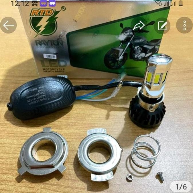 Promo led hid rtd 6 sisi original COD