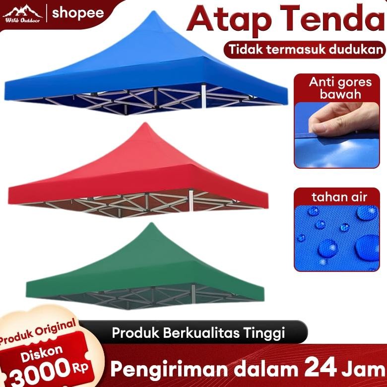 Tenda Lipat  Terpal Atap  (Bahan Polyester 1500D) Anti Air / Panas Import Atap/ Cover Tenda Alat Ola