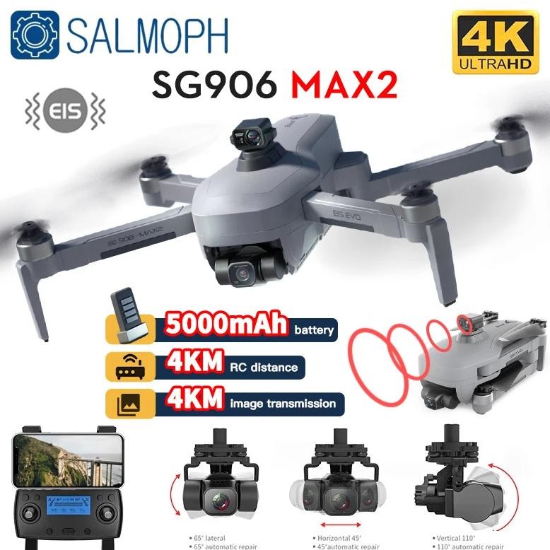 Sg906 Max 1 / Pro 2 Professional Fpv 4K Camera Drone With 3-Axis Gimbal 4Km Brushless Gps Quadcopter