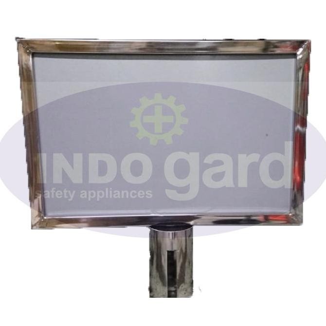 

Sign board frame Tiang antrian stand papan poster signage Kualitas Original