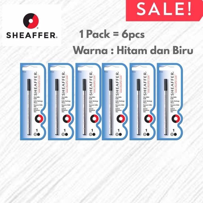 

Sheaffer Slim Rollerball Refill Black/Blue Medium Kualitas Original