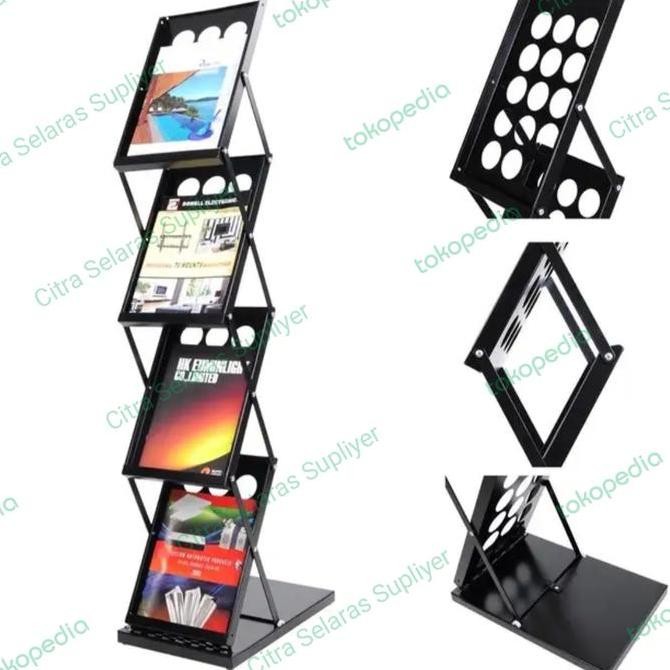 

Rak Brosur Besi Hitam Lipat 4 Lipat 7 Kualitas Original