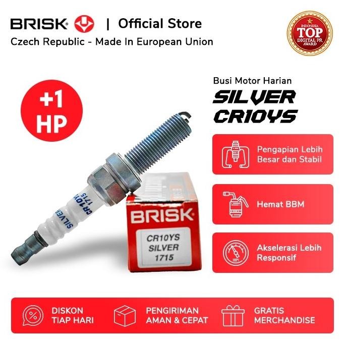 Busi Motor BRISK untuk Honda Vario PCX ADV 160