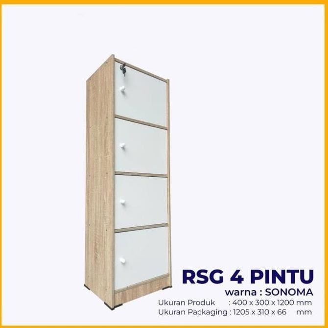 

RAK SUSUN 4 PINTU MINIMALIS Lemari Furniture Kualitas Original