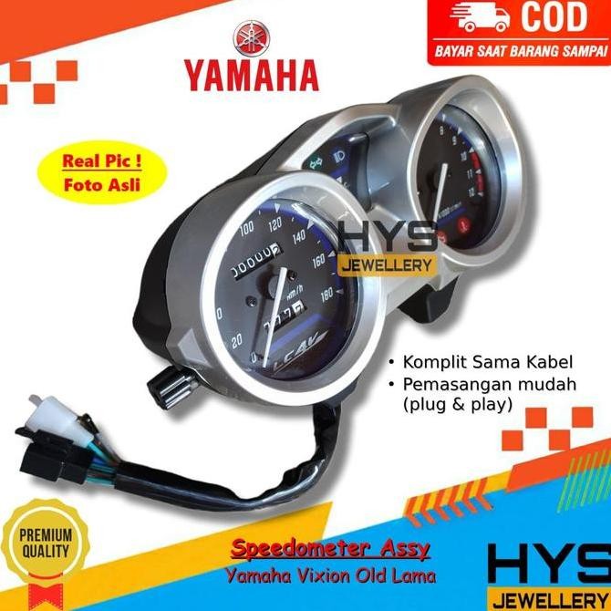 HYS Spidometer Assy Vixion Old Lama Speedometer Kilometer KM Full Set Mika Kabel Kualitas Original