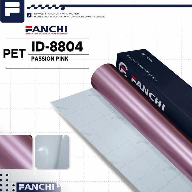 

152CM Sticker FANCHI PET107 ID-8804 Passion Pink PET 152CM permeter Kualitas Original