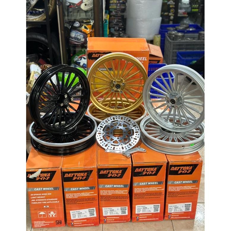 VELG DAYTONA PALANG 20 DASH WHEEL CAST BEAT SCOOPY VARIO 110 125 150 ORIGINAL