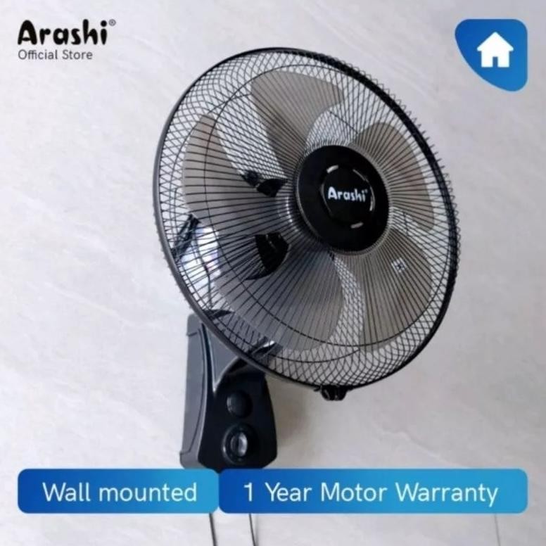 Kipas Angin Dinding Arashi 16 inch / ll Fan Arashi 16 inch Tornado ( Baling Besi )
