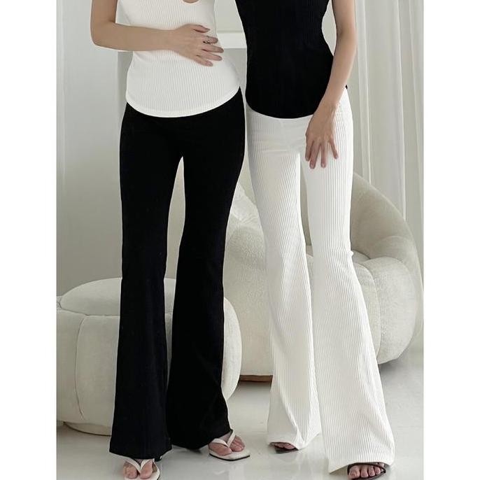 Kadaka B-0208 Corduroy Flare Pants | Celana Cutbray Wanita Corduroy Fit Stretch Diskon