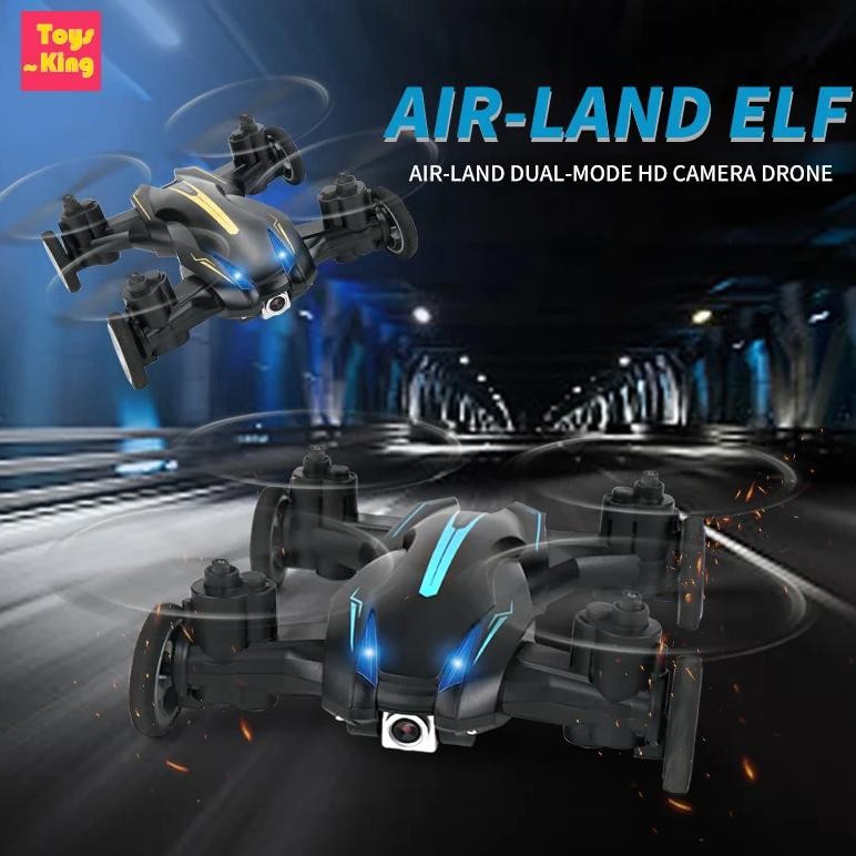 Jjrc H103W Mini Rc Drone 4K Land Air Dual Aerial Photography Wifi 4 Axis Helicopter Remote Control T