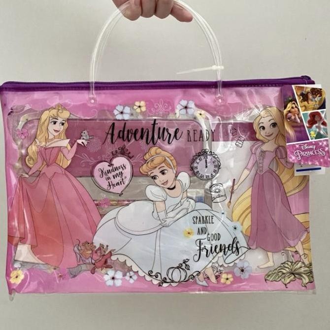 

Stationery Set w Bag Disney Princess Original Kualitas Original