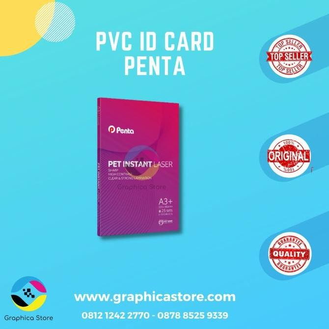 

Bahan ID Card | PVC ID Card Laser PENTA| PET Instant | PROMO Kualitas Original
