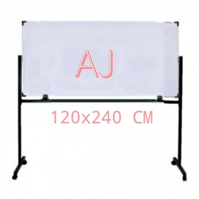 

SAKURA 120X240CM WHITEBOARD STANDING Kualitas Original