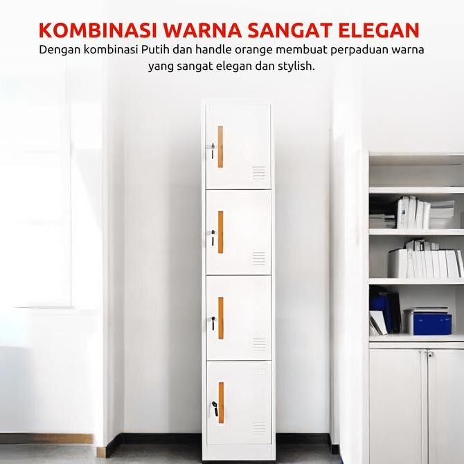 

Loker Locker Lemari Filling Cabinet Besi Kantor Atria Sterling 4 Pintu Kualitas Original