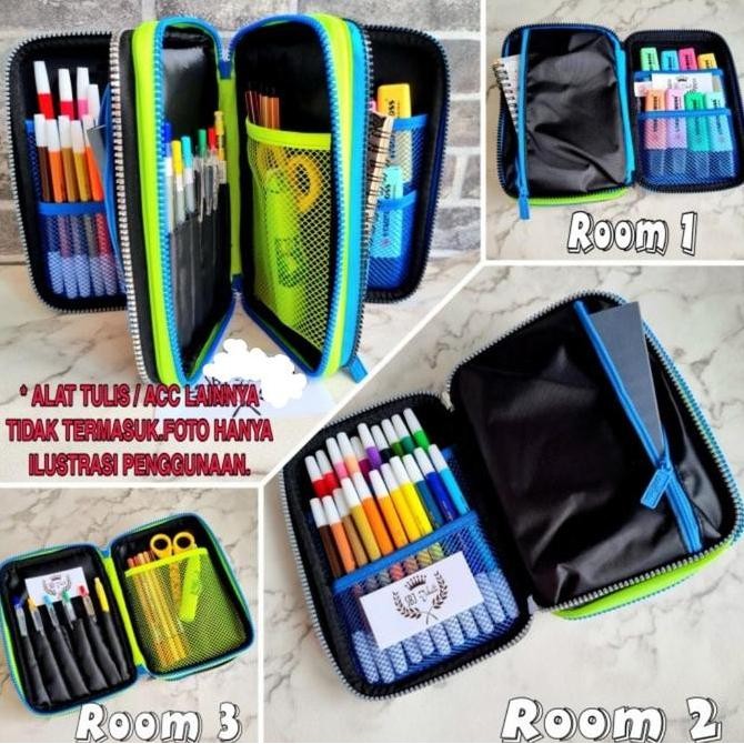 

KOTAK PENSIL TEMPAT PENSIL SMIGGLE ORIGINAL ILLUSION TRIPLE HARDTOP Kualitas Original