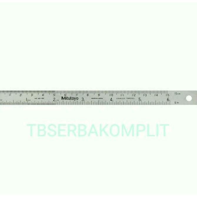 

Penggaris Mitutoyo 15cm 182-302 Stainless steel Semi flexible ruler Kualitas Original