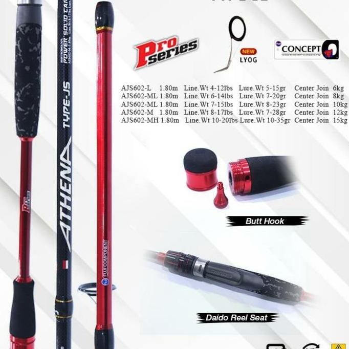 

Terlaris Joran Daido Athena Pro Series Japan Style Spinning 02 180 Cm