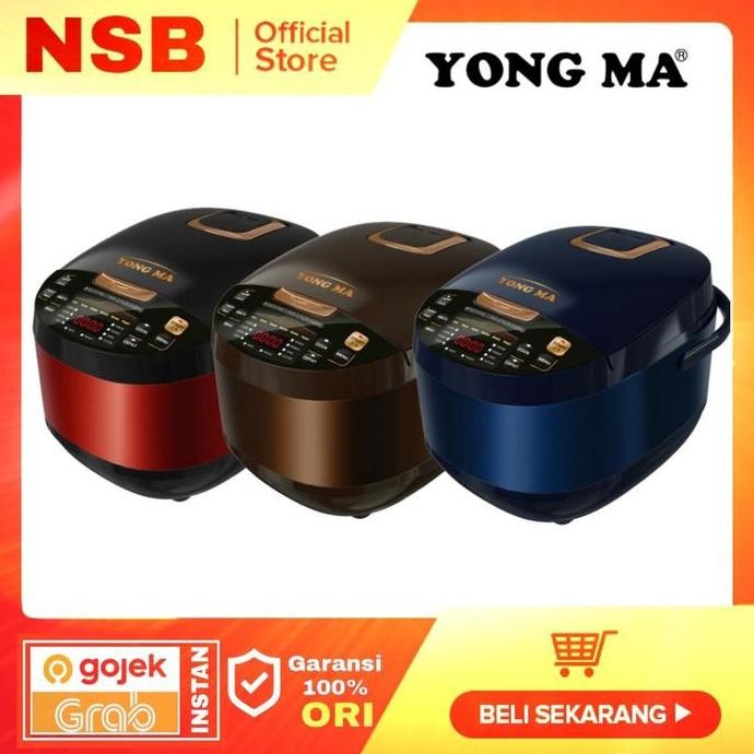 Tersedia Yong Ma YMC-704 SMC 7047 2.0L Liter Digital Rice Cooker Mejicom YongMa