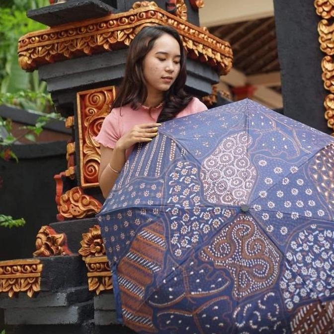 Payung Lipat Motif Batik Tulis