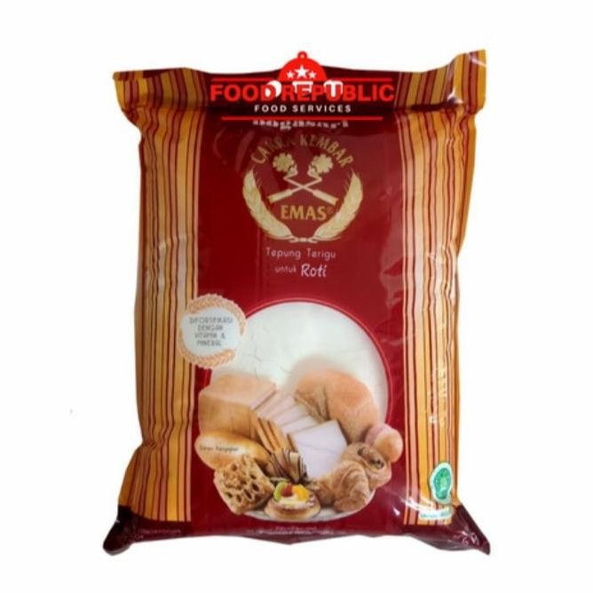 

Terlaris Tepung Terigu Cakra Kembar Emas 5 Kg