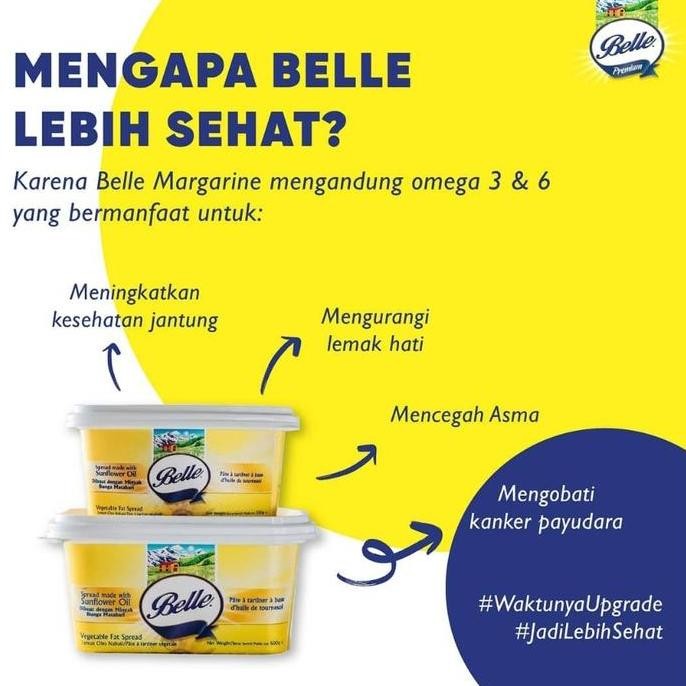 

[Ready/Spesial] Margarine Belle 500Gr (Instant/Sameday) [Terlaris&Recommended]