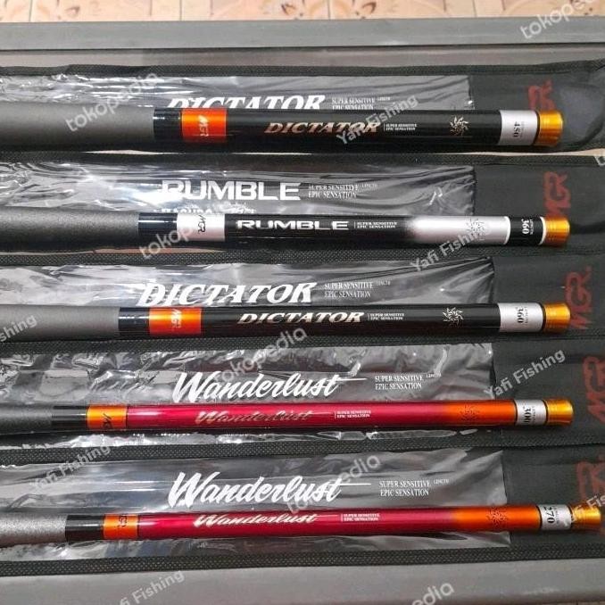 // Tegek Maguro Carbon Ruas pendek 240 270 300 360 450 //