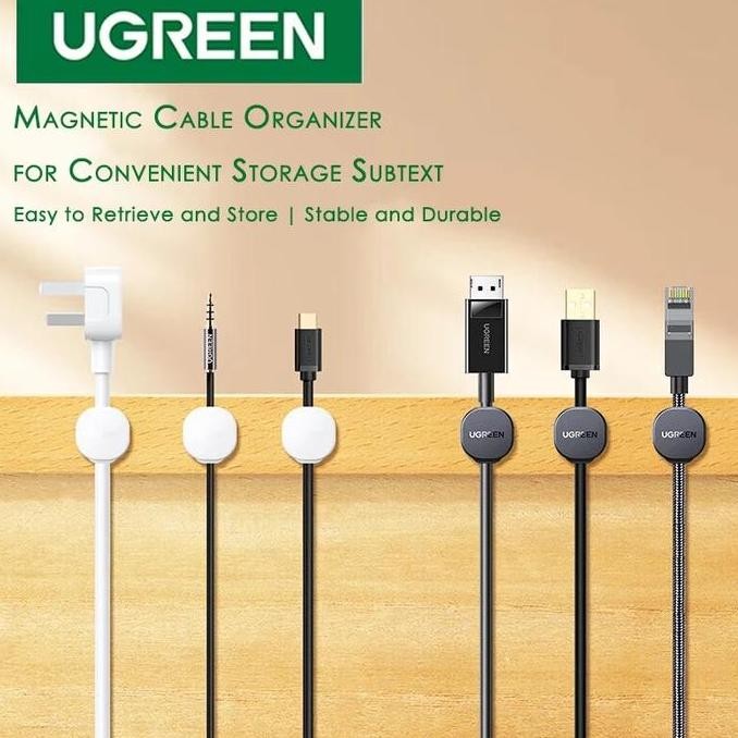 

UGREEN Magnetic Cable Clip Holder Organizer Kabel Klip 3 pcs