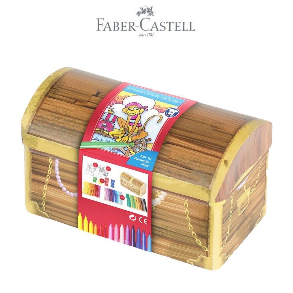 

LINDU Faber-castell Connector Pen Spidol Warna Treasure Tin