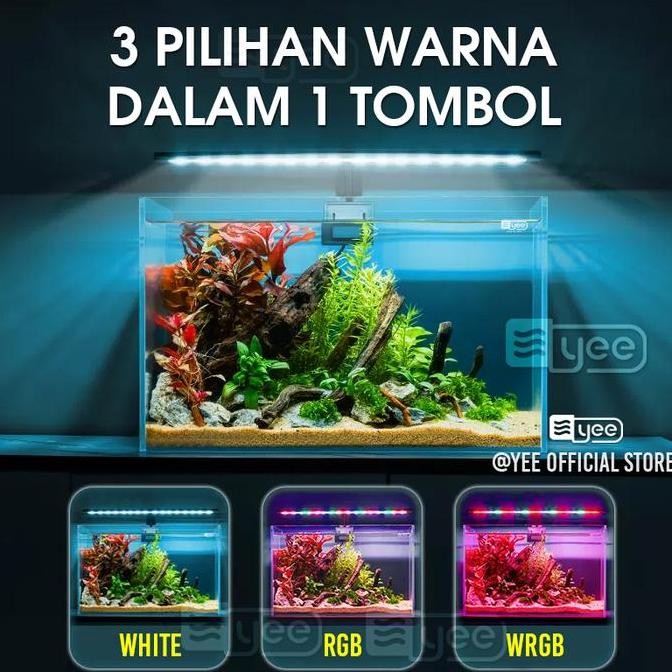 Lampu Aquarium Led/ Lampu Led Aquarium / Lampu Aquarium Jepit / Lampu Aquascape